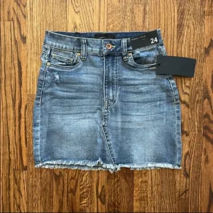 Kendall   Kylie Highline9 Denim Mini Skirt in Splendor NWT