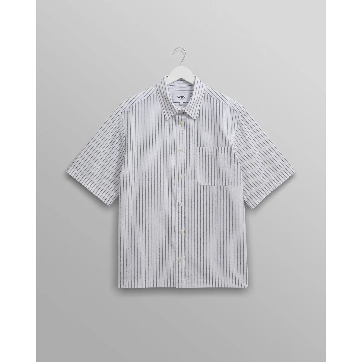 Kew SS Shirt | Boucle Stripe/White