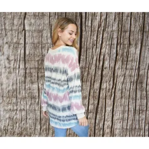 Knit Sweater Tie Dye