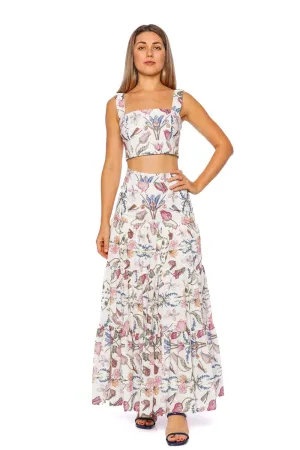 La Julieta Printed Maxi Skirt