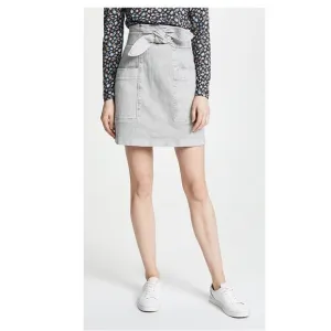 La Vie Rebecca Taylor Denim Knot Skirt
