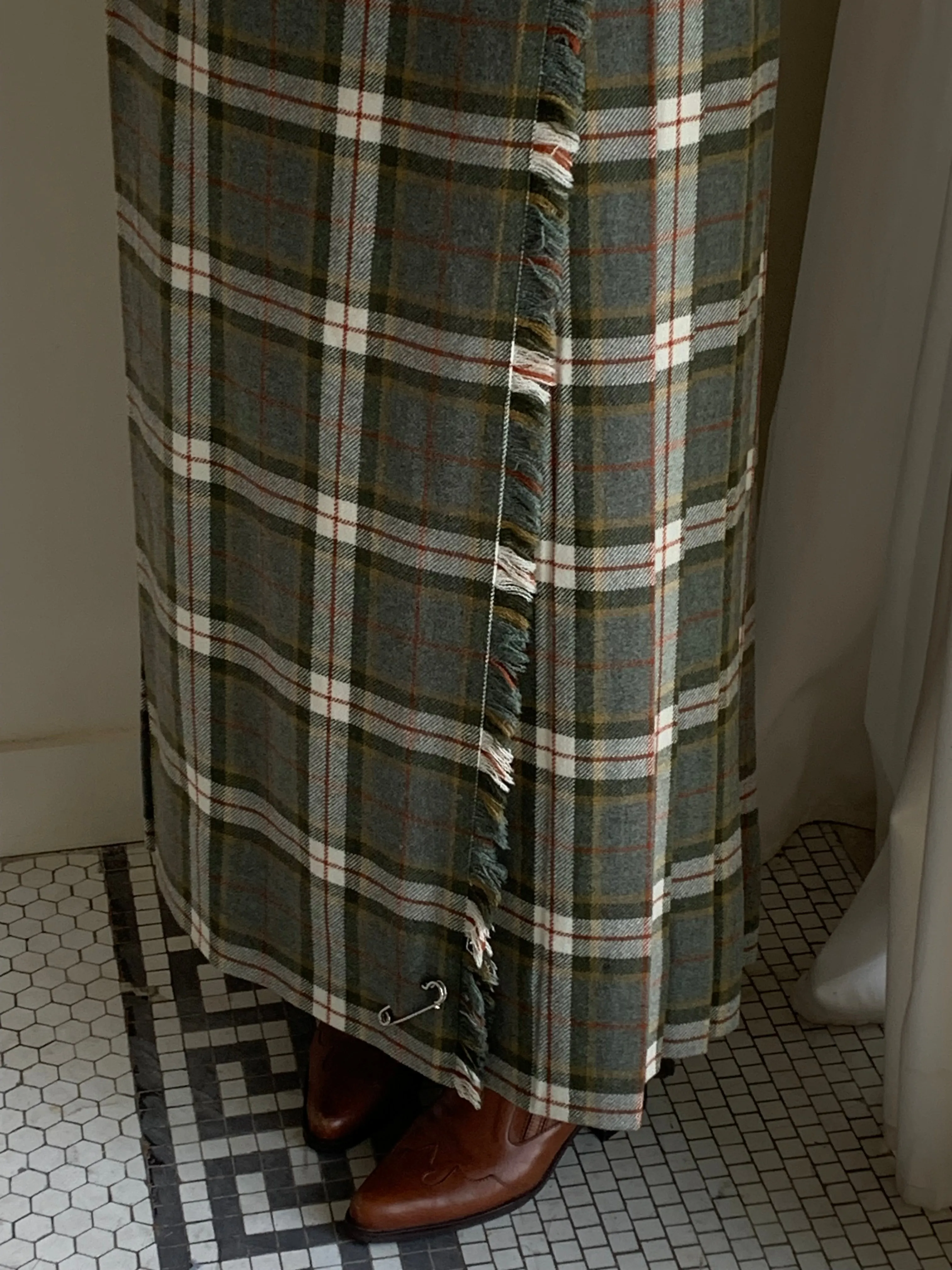 Laird-Portch vintage tartan skirt