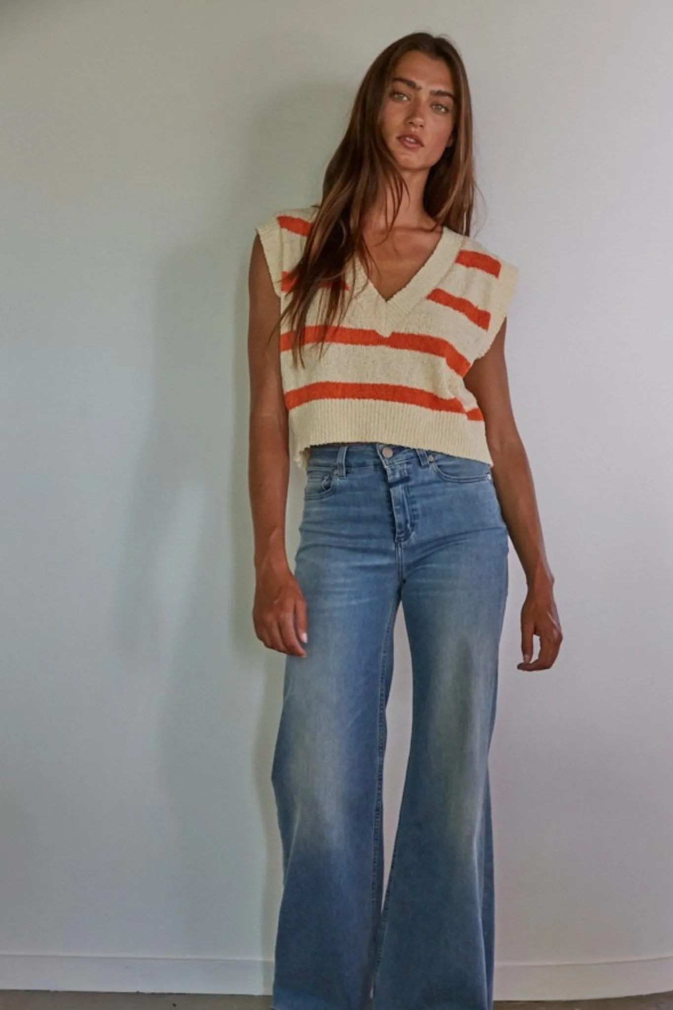 Lakin Sweater in Orange