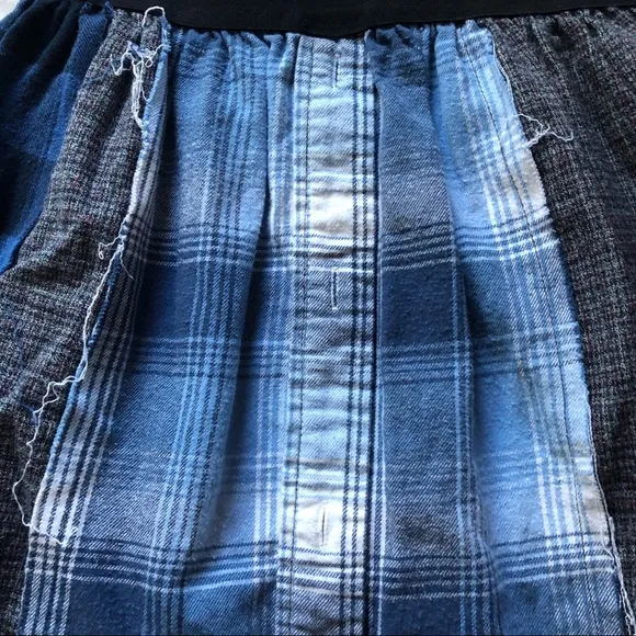 lf furst of a kind ⋆ patchwork flannel skirt