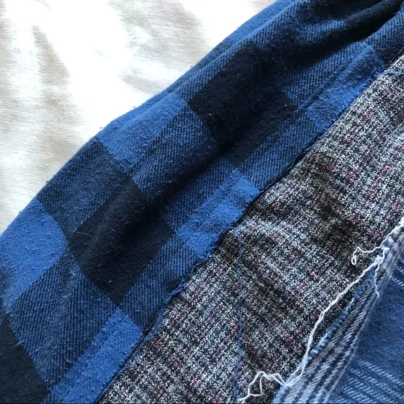 lf furst of a kind ⋆ patchwork flannel skirt