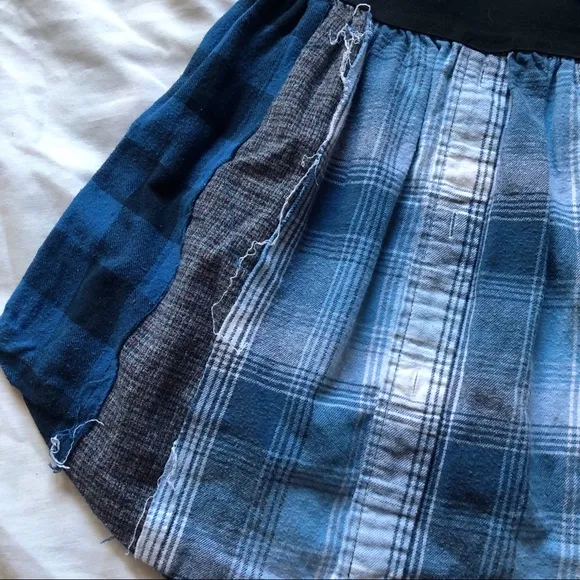lf furst of a kind ⋆ patchwork flannel skirt
