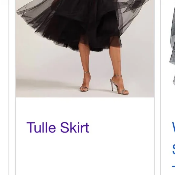 Like new high quality black tutu tulle full skirt