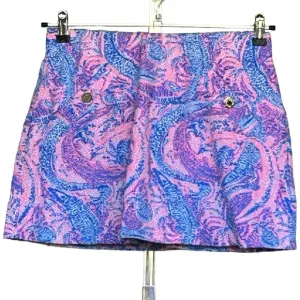 Lilly Pulitzer Elastic Waisted Print Skirt - Skort Size M