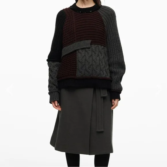 Limited Edition wool midi skirt by Zara