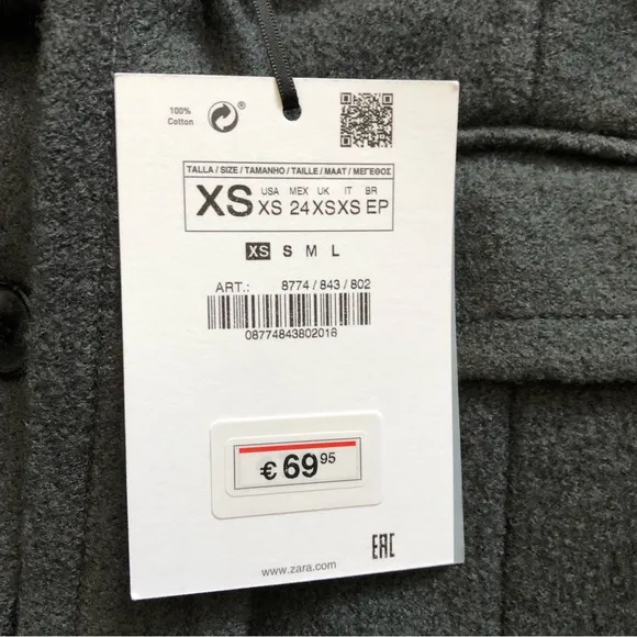 Limited Edition wool midi skirt by Zara