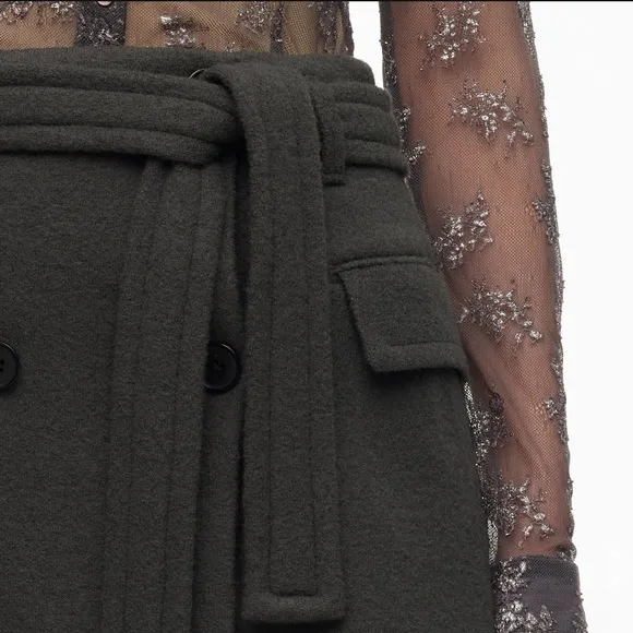 Limited Edition wool midi skirt by Zara