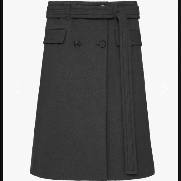 Limited Edition wool midi skirt by Zara