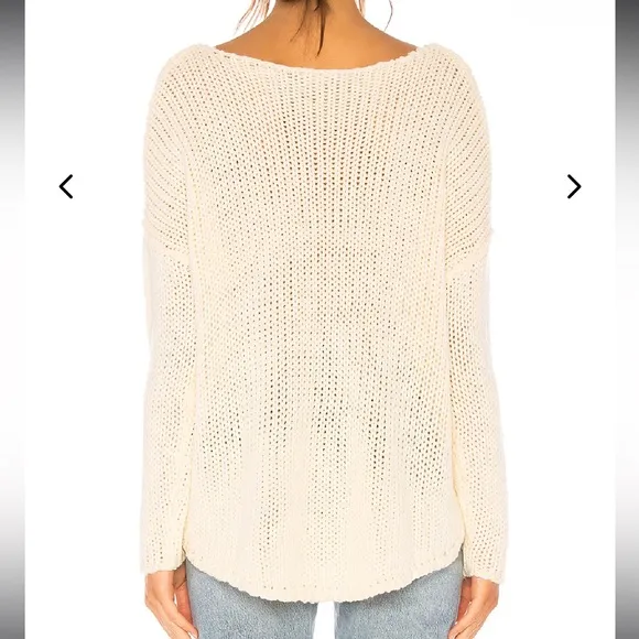 Lovers   Friends Sheer Sweater Blouse