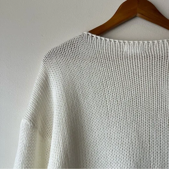 Lovers   Friends Sheer Sweater Blouse
