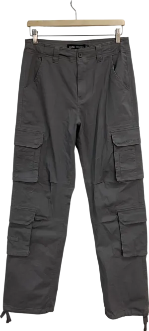 luxe to kill Grey Cargo Trousers UK 8