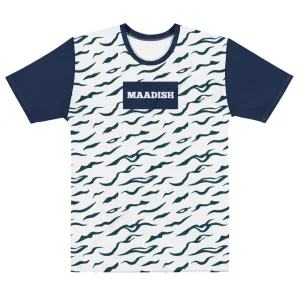 Maadish | Navy Blue Striped Tiger T-shirt