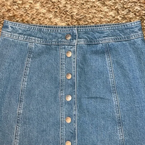 Madewell A-Line Denim Skirt