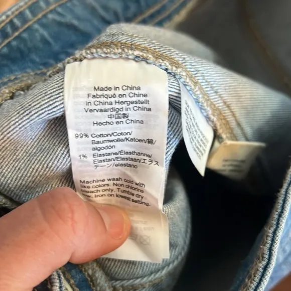 Madewell A-Line Denim Skirt