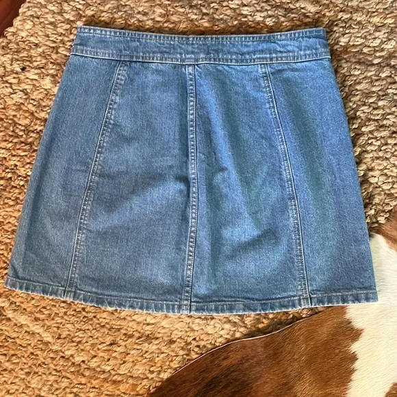 Madewell A-Line Denim Skirt
