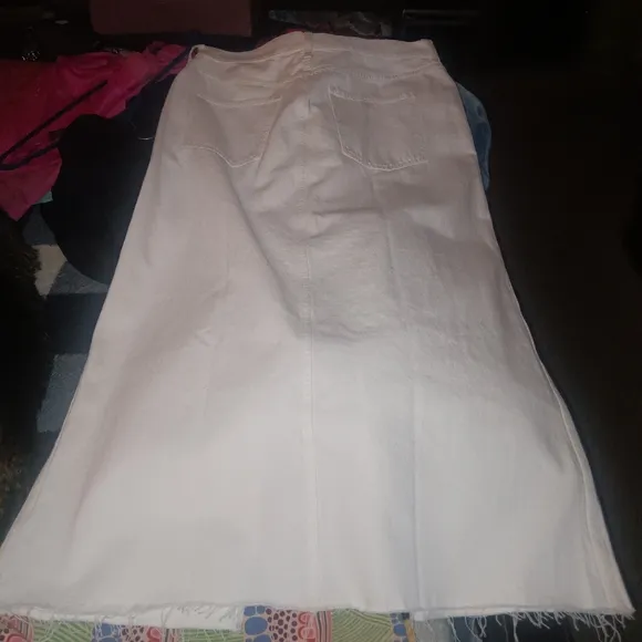 MADEWELL Rilee Denim Midi Skirt