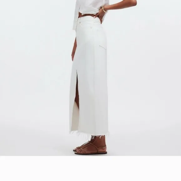 MADEWELL Rilee Denim Midi Skirt