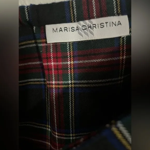 Marisa Christina Vintage Tartan Skirt Size 12