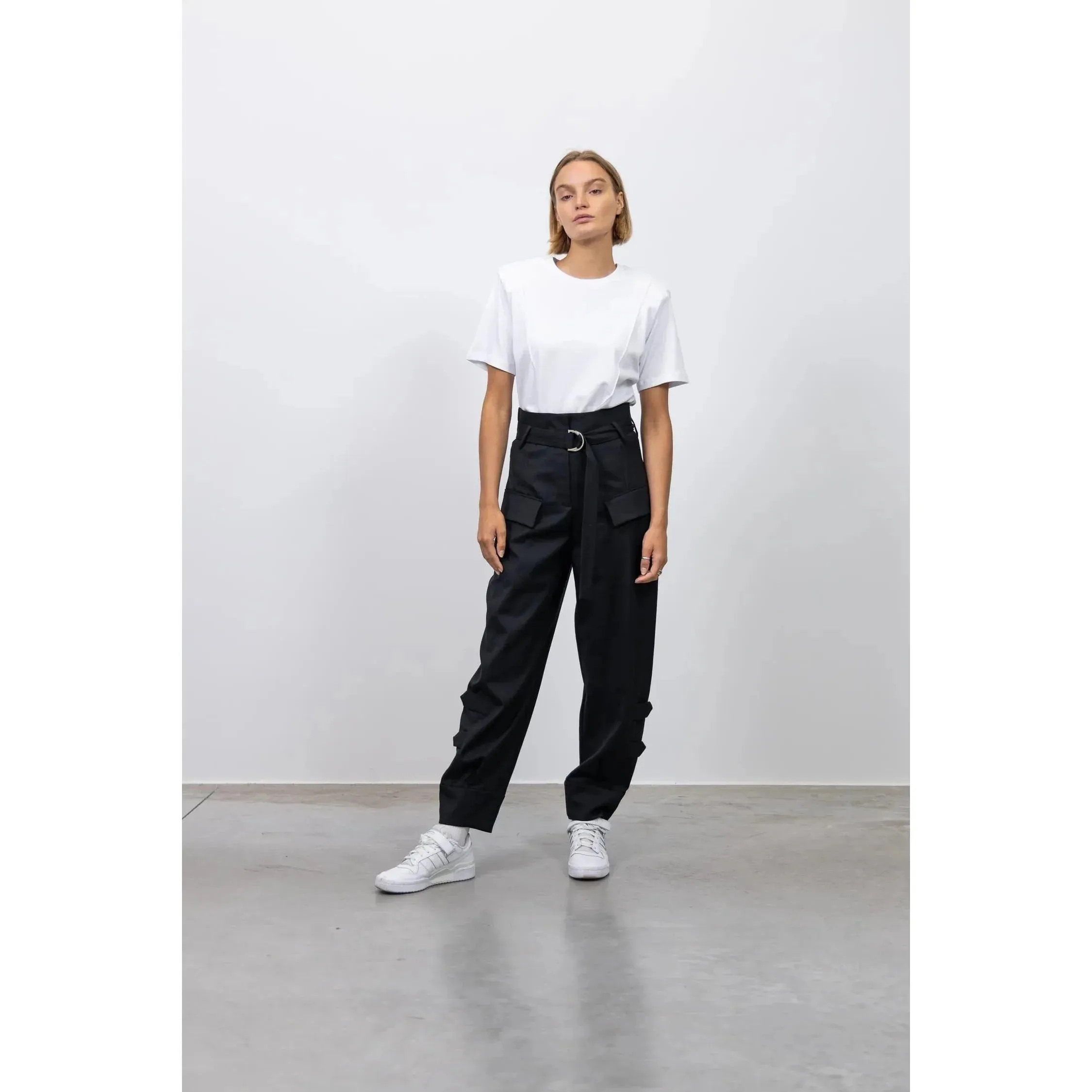 MARITA BELTED CARGO PANTS