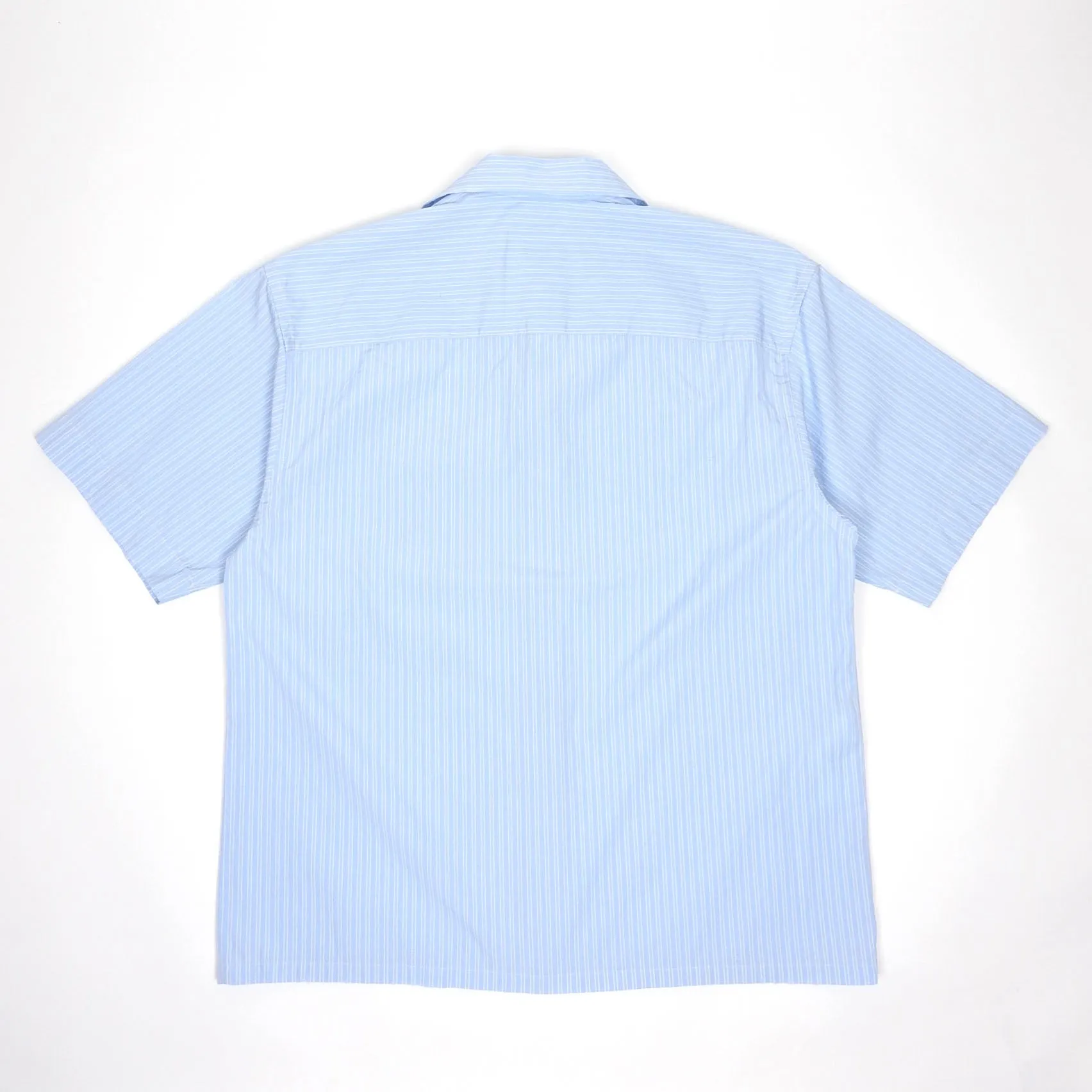 Marni Blue Distressed Striped Shirt Size 48