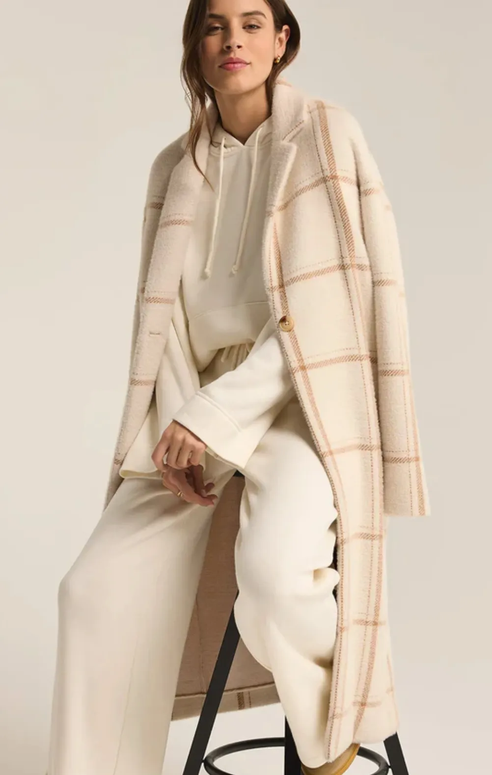 Mason Windowpane Coat