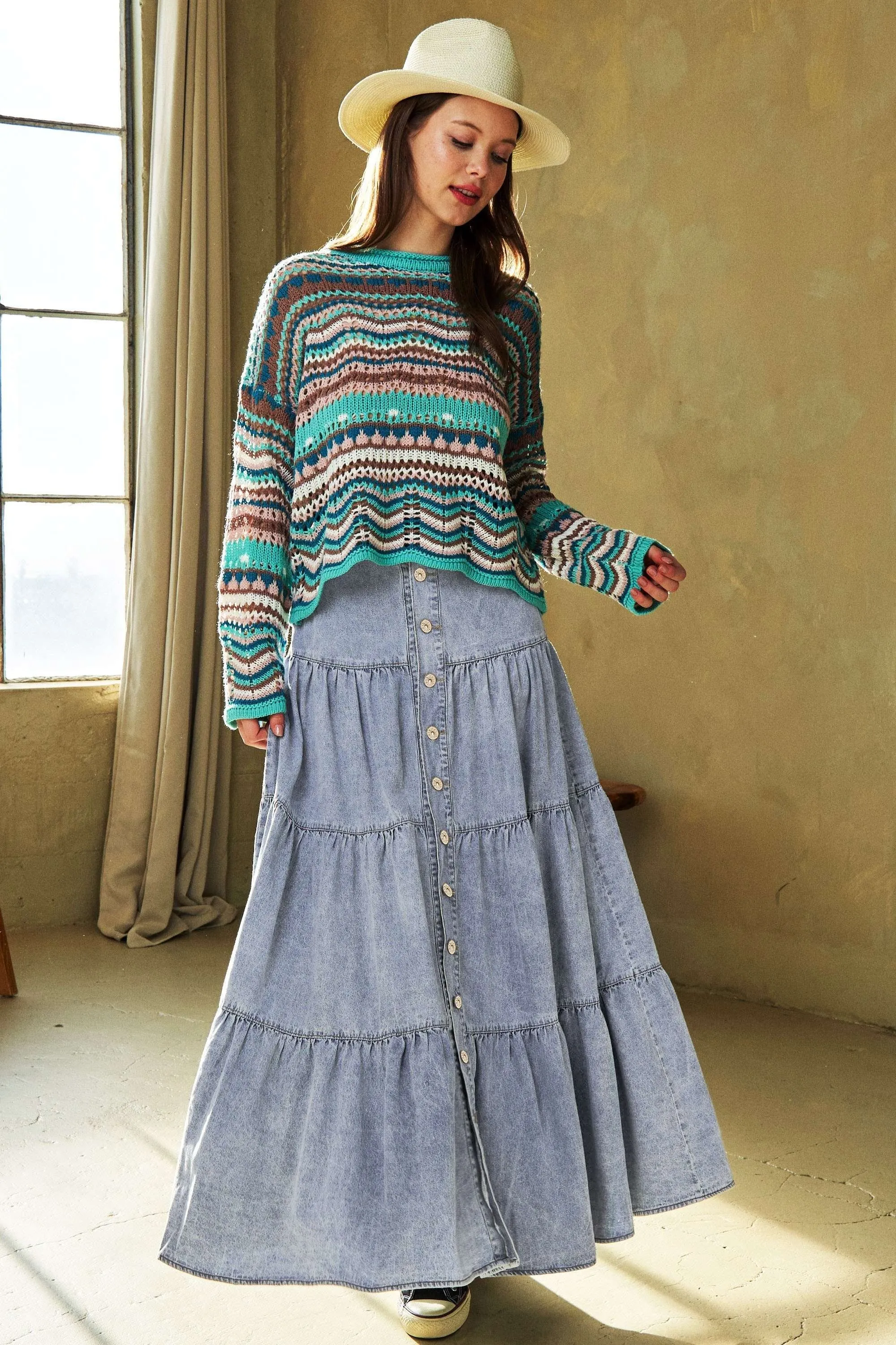 Maxine Denim Skirt
