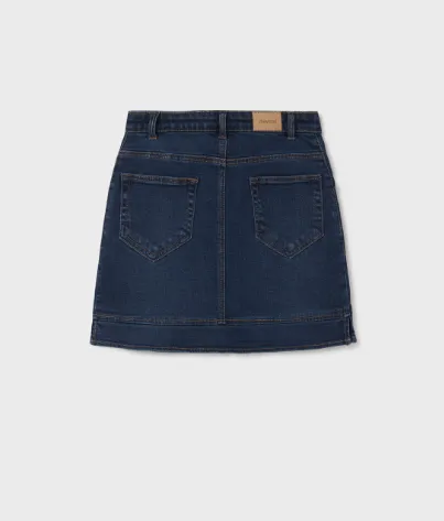 Mayoral Dark Denim Jean Skirt
