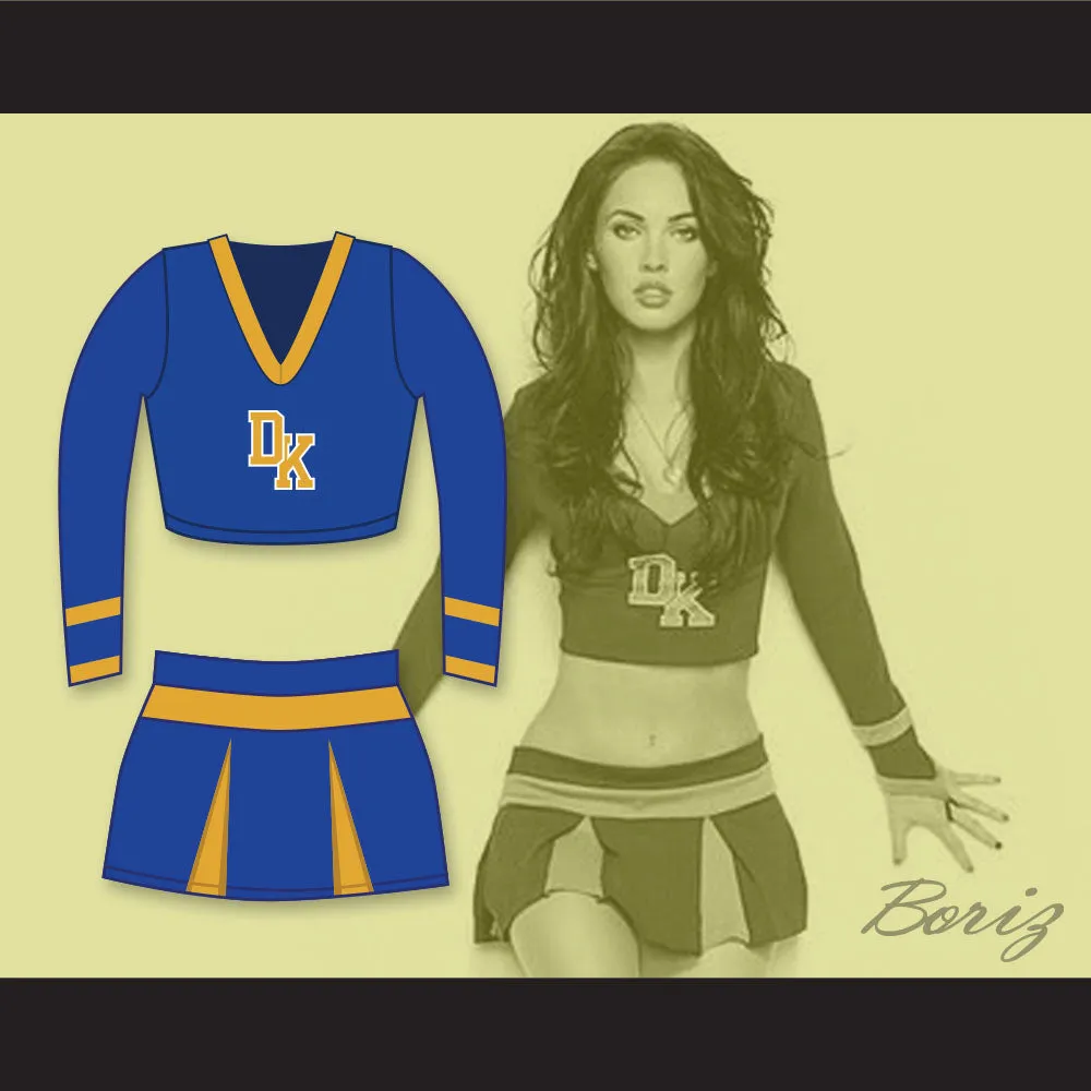 Megan Fox Jennifer Check Devil's Kettle High School Long Sleeve Cheerleader Uniform Jennifer's Body