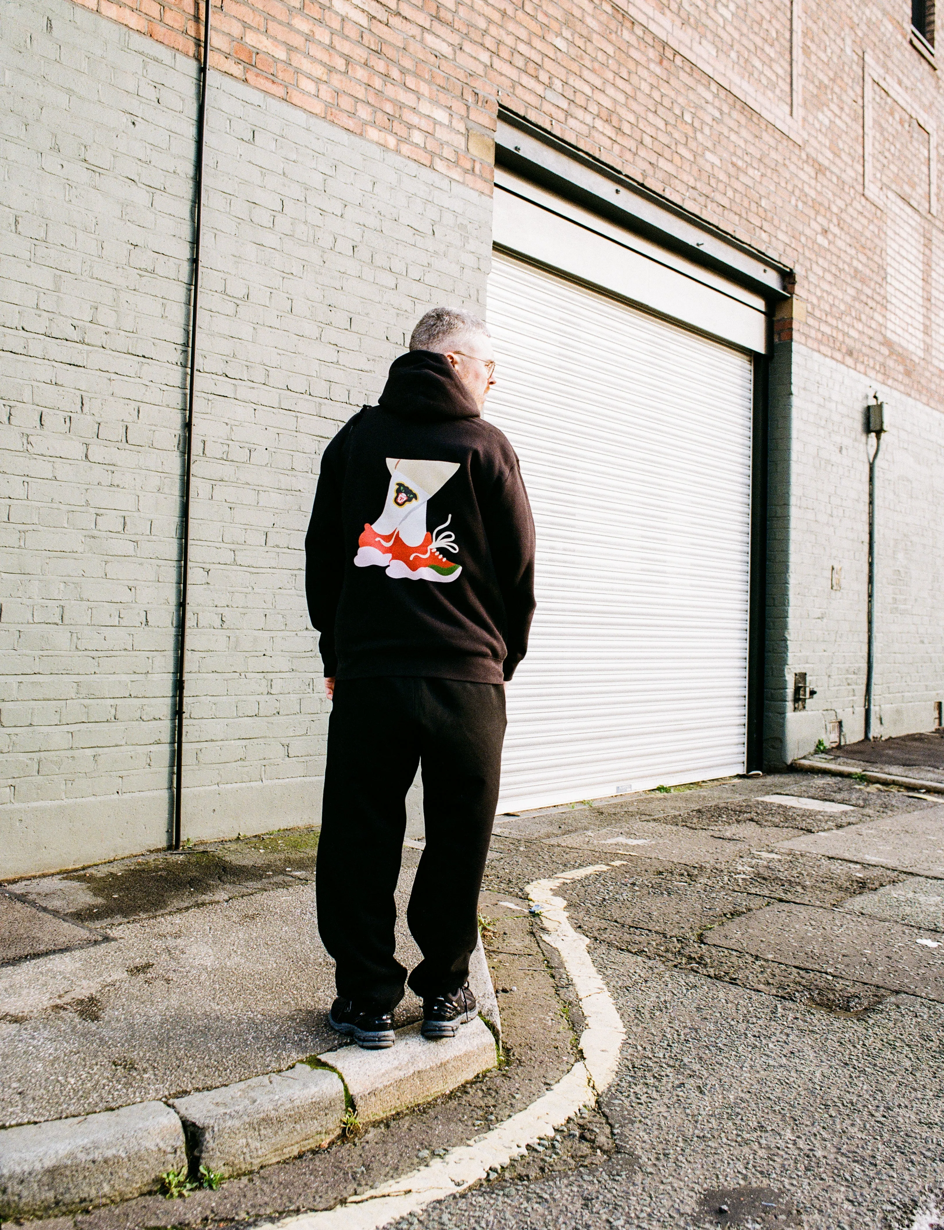 Melé X Club Bad 'Crossed Legs' Hoodie - Black