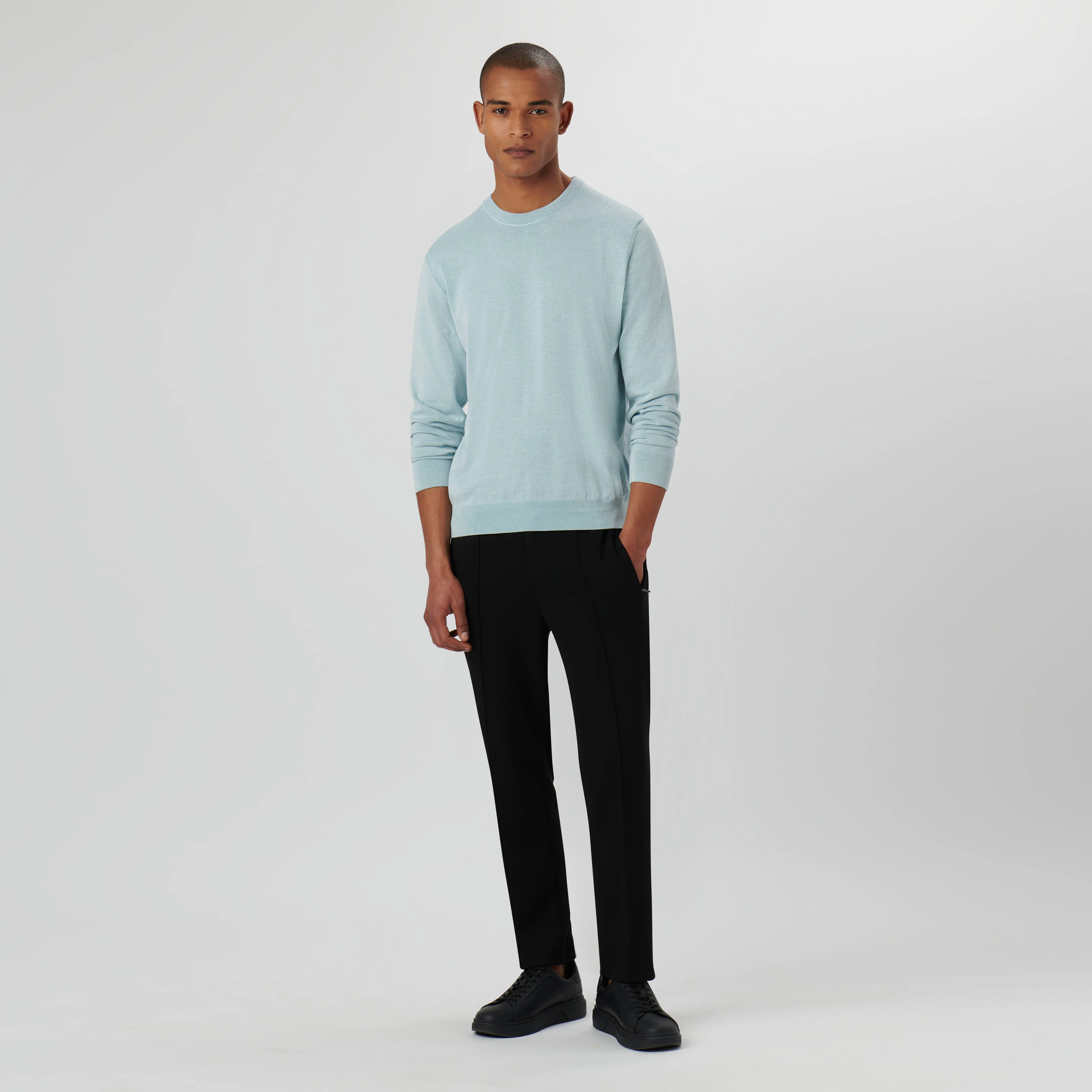Melange Crew Neck Sweater