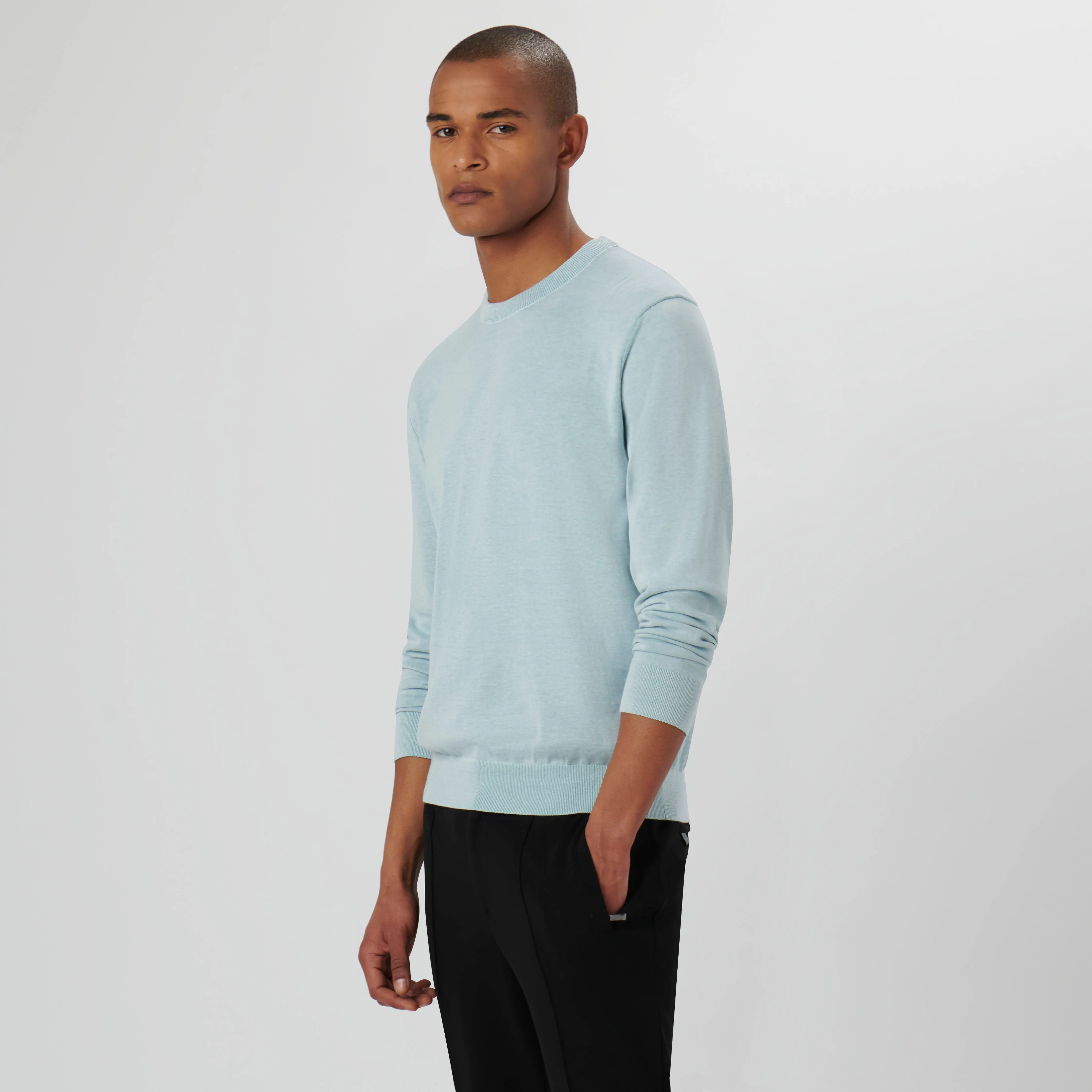 Melange Crew Neck Sweater