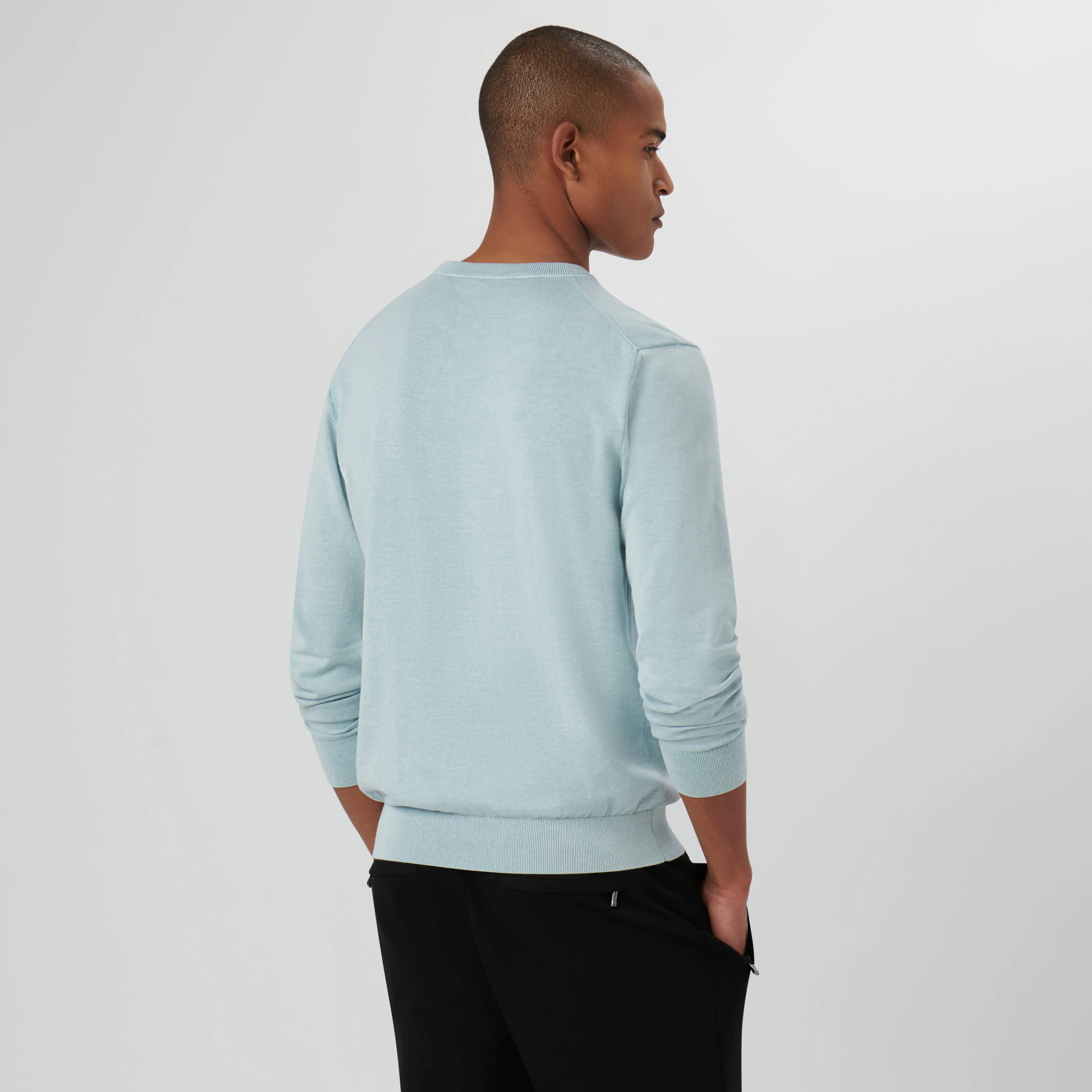 Melange Crew Neck Sweater