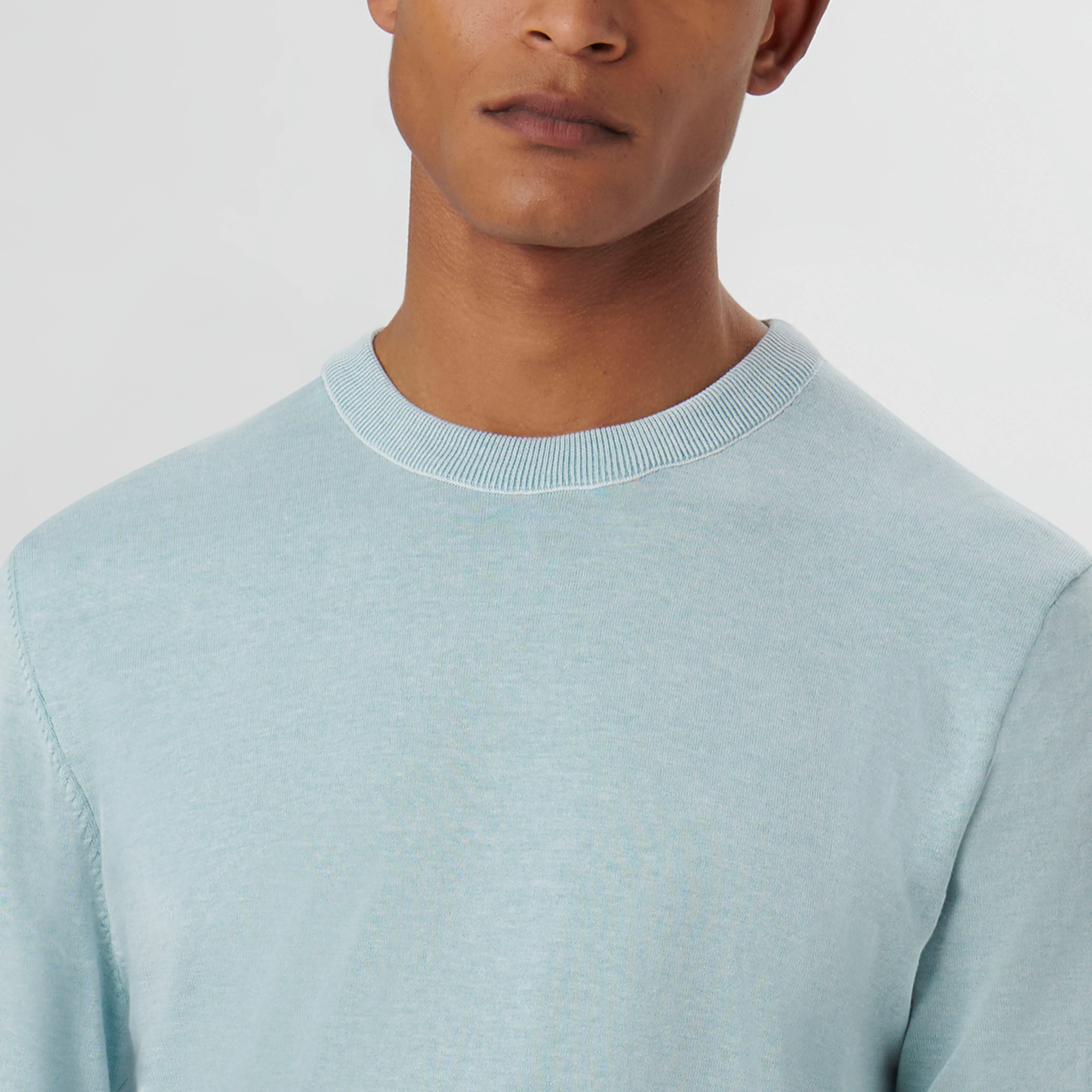 Melange Crew Neck Sweater