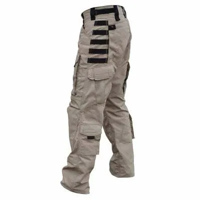 Men Military Multi-pocket Wear-resistant Army Cargo Trousers