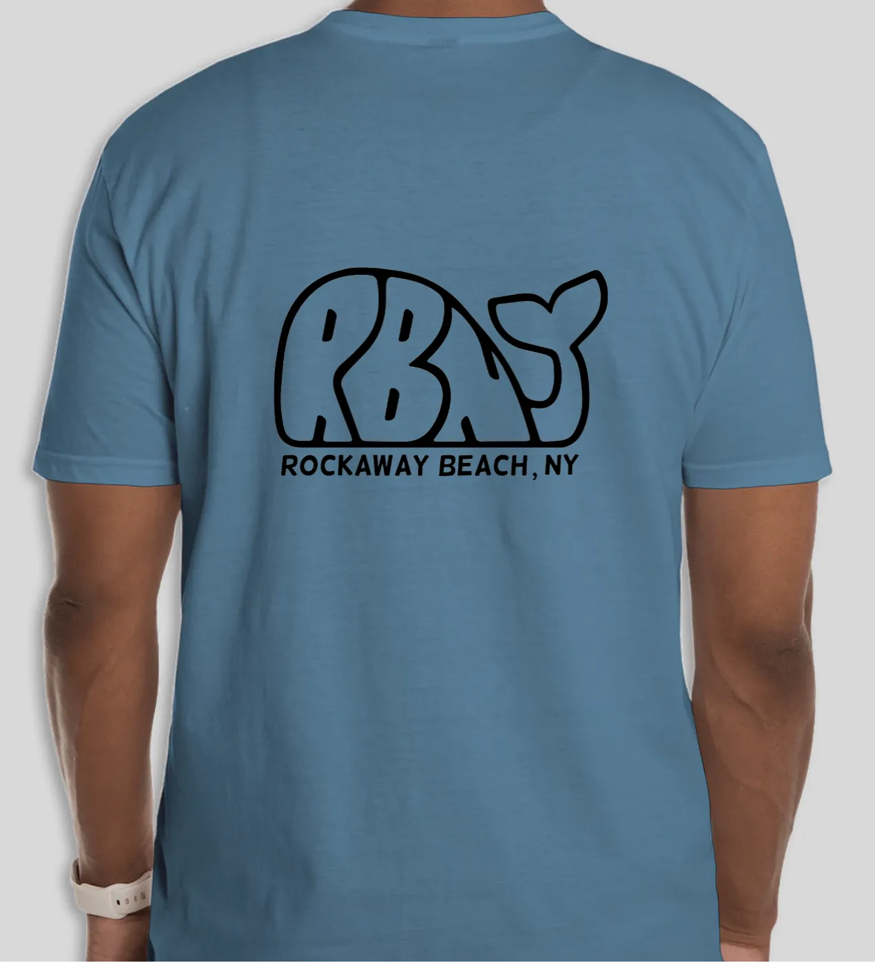 Men’s RBNY Whale Logo Short Sleeve Tee Indigo