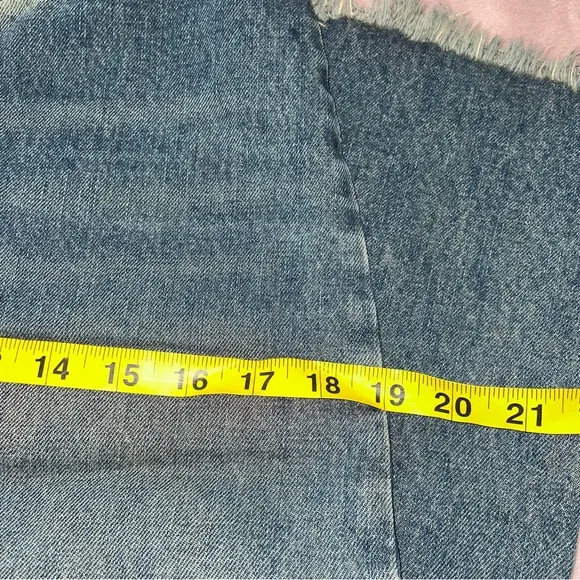 Moda international denim maxi skirt size 6