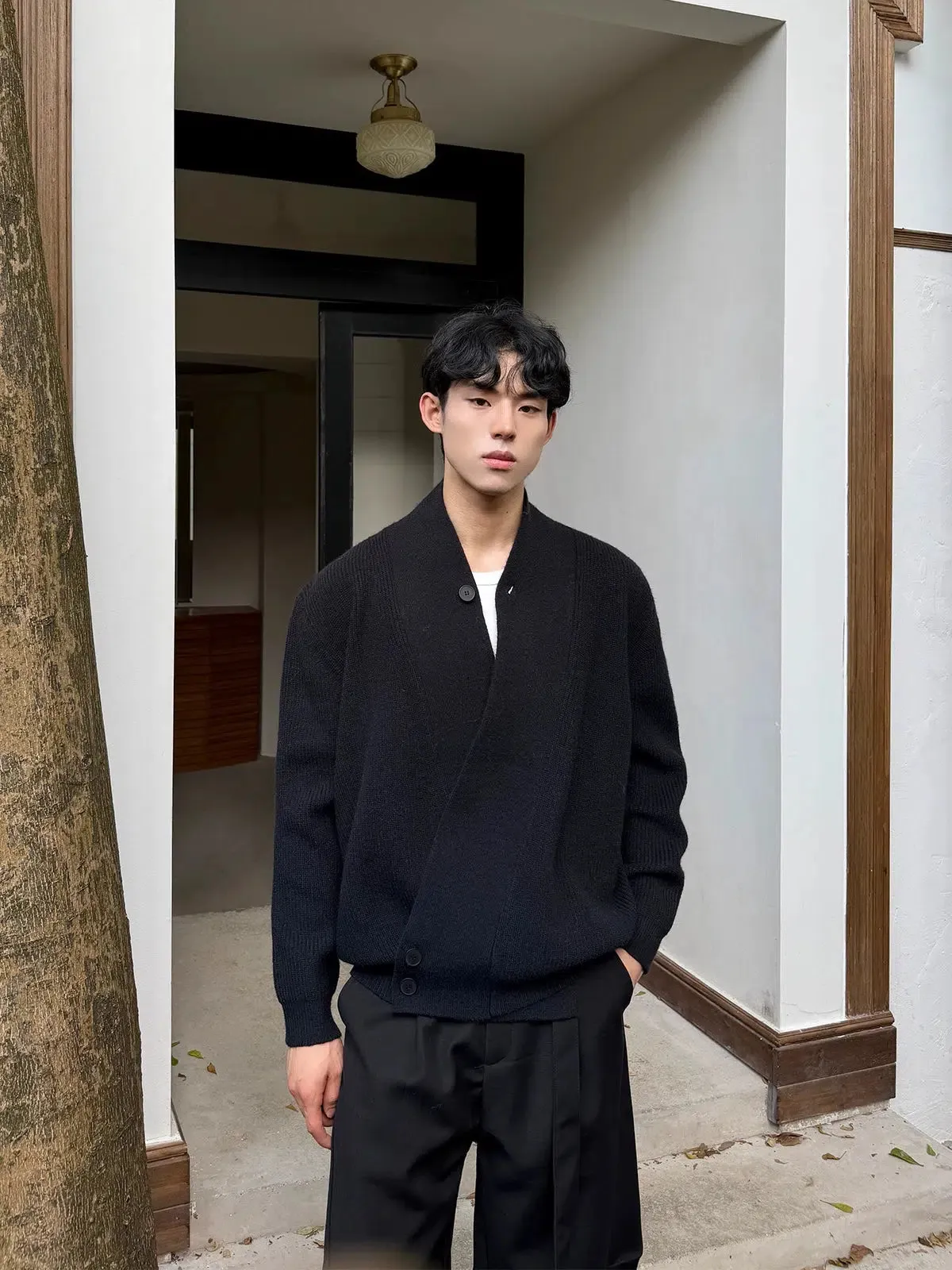 Modern Ribbed Knit Sweater