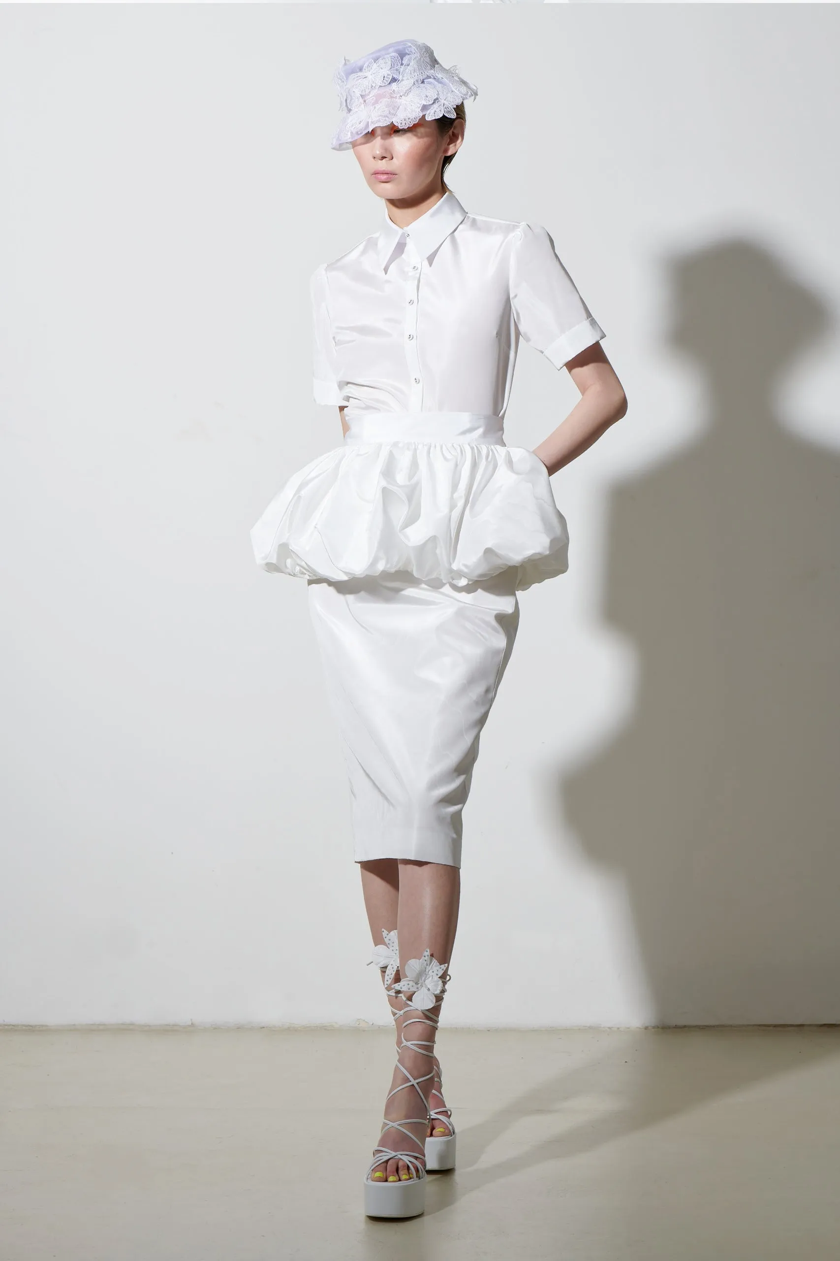 Moiré Taffeta Skirt