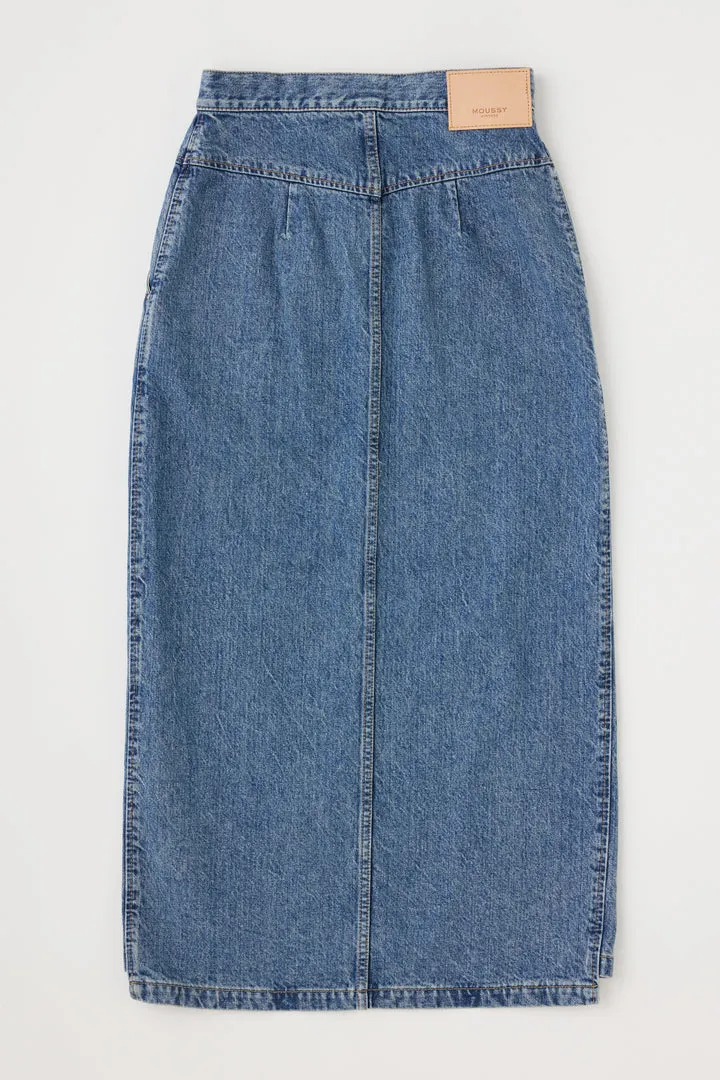 Moussy - Clovernook Tight Skirt - Blue