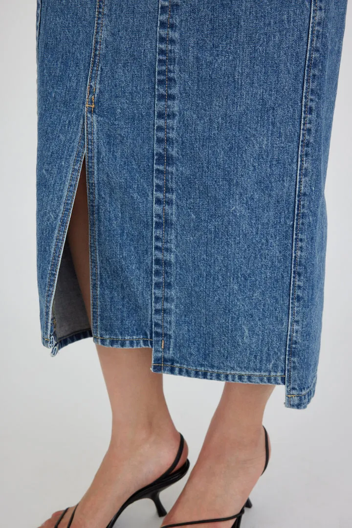 Moussy - Clovernook Tight Skirt - Blue
