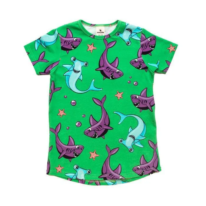 Mullido Green Sharks T-Shirt