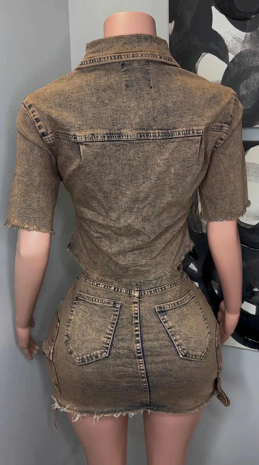 MY KIND OF CARGO SKIRT SET