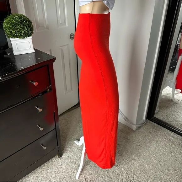 NAKED WARDROBE HIGH LIFE MAXI SKIRT