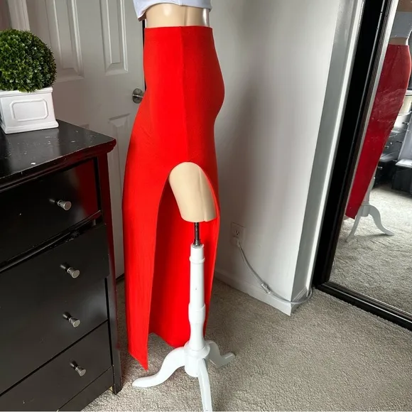 NAKED WARDROBE HIGH LIFE MAXI SKIRT