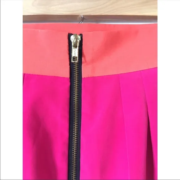 NAVEN silk color block mini skirt size 4