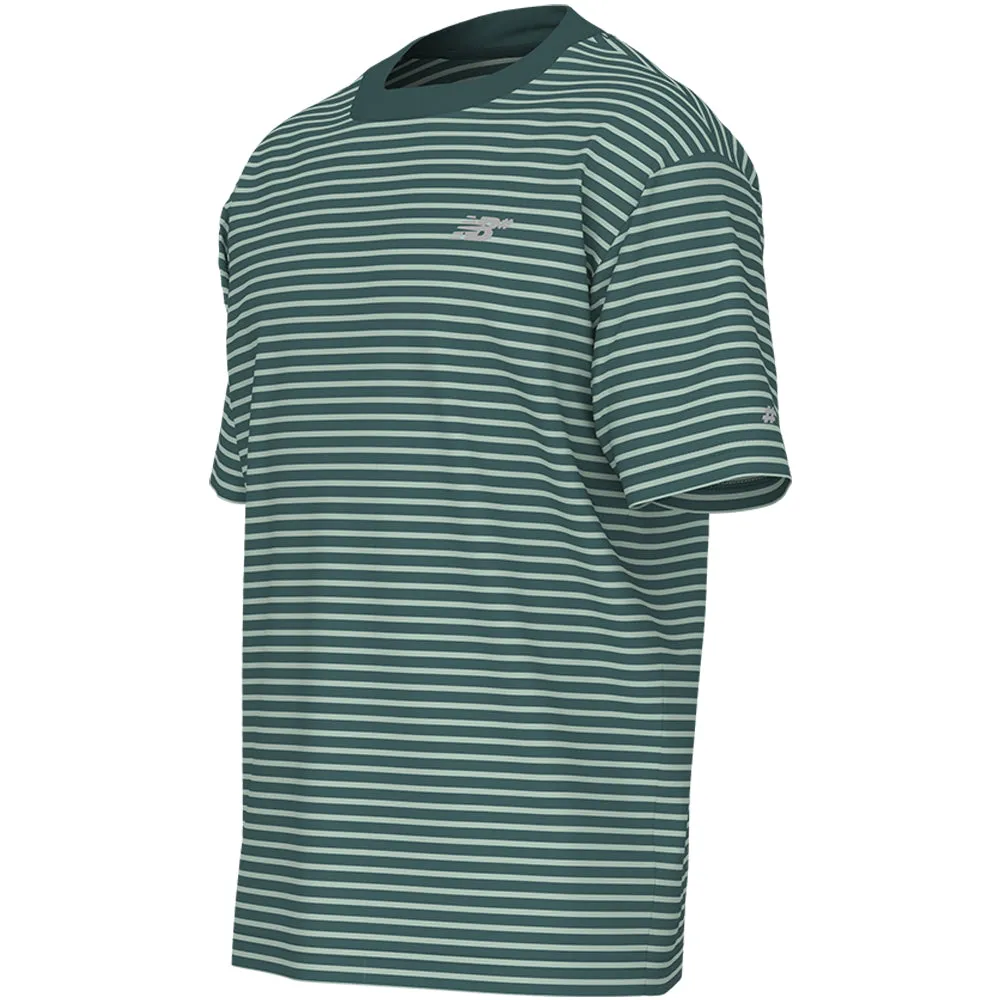 New Balance Numeric Thin Stripe T Shirt New Spruce